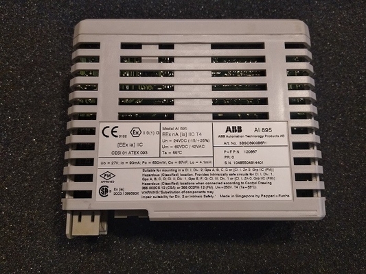 AI895 3BSC690086R1 ABB PLC الإدخال التناظري هو HART 8 ch S800 I / O