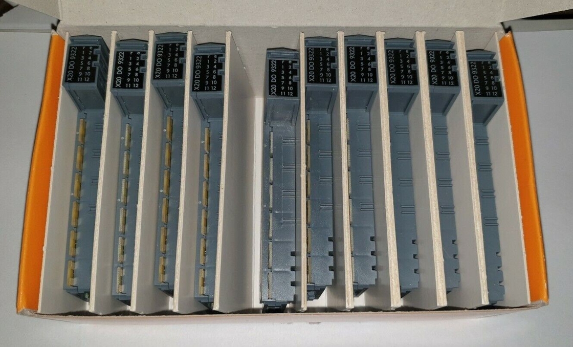 وحدة إدخال / إخراج X20DO9322 B&R X20 12 مخرجًا رقميًا 24 فولت تيار مباشر لتوصيلات السلك الواحد