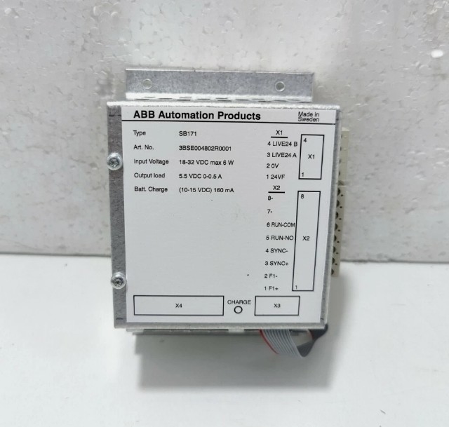 SB171 3BSE004802R1 إمدادات الطاقة الاحتياطية ABB 12V 4 Ah لأنظمة التحكم الصناعية