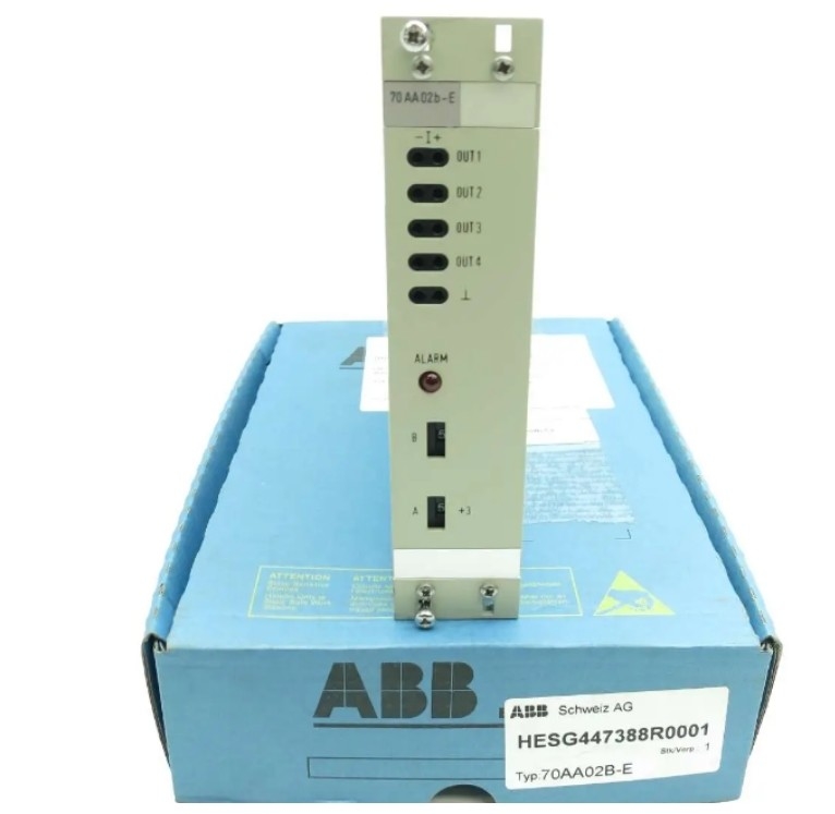 70AA02B-E HESG 447388 R1 ABB وحدة تحكم نظام DCS وحدة إخراج إشارة الجهد