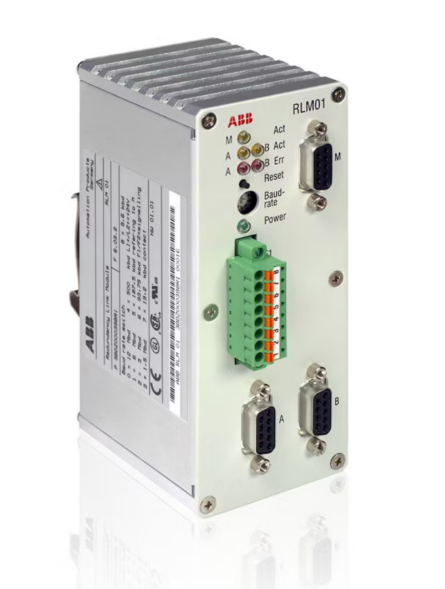 ABB RLM01 PROFIBUS وحدة ربط إضافية مع إعادة إشارة PROFIBUS DP الزائدة وتبديل الخط التلقائي