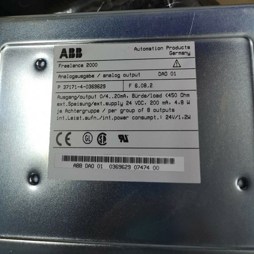 DAI01 ABB PLC Spare Parts التناظرية المدخلات V3 Rack على أساس وحدات الإدخال / الإخراج Y0369628M
