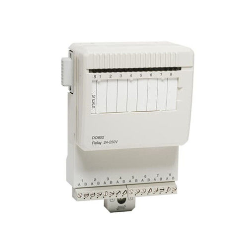 DO802 ABB Digital Output Relay 8ch 24-230V DC AC PLC قطع غيار 3BSE022364R1