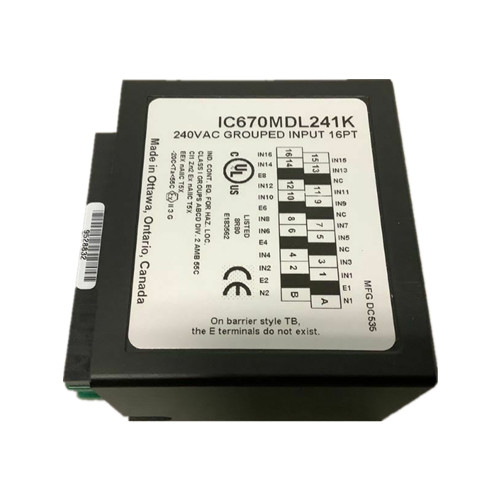 IC670MDL640 GE Fanuc GE Field I / O 24VDC Pos / Neg منفصلة وحدة الإدخال جنرال إلكتريك