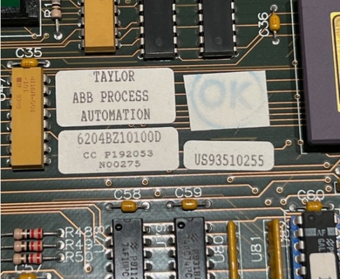 6204BZ10100D لوحة معالج ABB